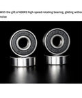 608RS high-speed bearings for Light Up 58mm x 32mm Roller Skate Wheels With Bearings For Quad Skates And Outdoor Double Row Skating