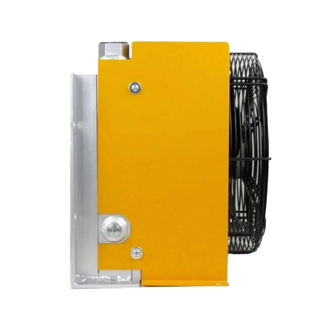 Beefy Industrial Air Cooling Unit AH1417 DC24V With Hydraulic Station Exchanger And Oil Cooler Radiator 1810 m3 per hour Airflow 6.2 m2 Cooling Area G1 Thread 350 mm Fan Diameter For Heavy Duty Cooling