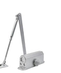Heavy Duty Pro Grade Door Closer Kit For Home And Office With Adjustable Speed Hydraulic Closing System, silver finish