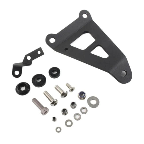 Heavy Duty Aluminum Exhaust Hanger Bracket Kit That Slays For 300 250 And K300 Motorcycles From 2013 To 2017 Perfect Direct Fit Upgrade To Crush Your Ride. black aluminum exhaust hanger bracket kit with bolts and washers