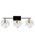 Rotatable 3 Cube Shade Vanity Light For Bathroom Over Mirror Mount Dope Matte Black Wall Fixture Industrial Style Bath Vanity Sconce