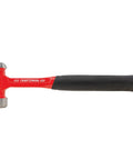 16 Ounce Ball Peen Hammer With Anti Vibration Tech Rounded Face Steel Head Slip Resistant Rubber Grip Tempered Face For Durability