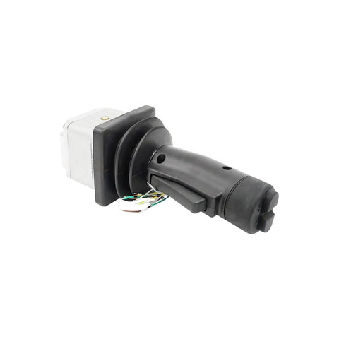 Slick Vertical Mast Lift Joystick Controller Replacement Part 894575 For Manitou Telehandlers side view with wiring visible.