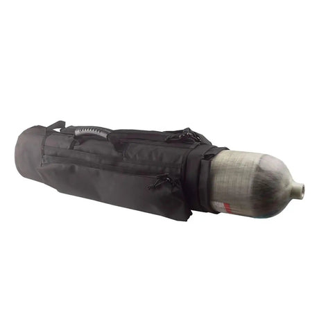 6.8L 9L Carbon Fiber Cylinder Bag For PCP Black Air Tank Soft Protective Case with durable material and foam lining