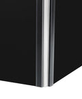 Heavy Duty Clear PVC Hinge Fits 1/8 Inch Acrylic, close-up view showing smooth bend for cabinetry hardware.