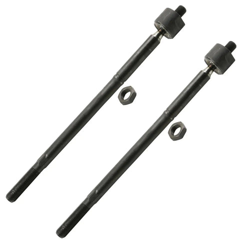 1.8L Front End Suspension Kit For 2009 To 2013 Toyota Corolla With 2 Front Lower Control Arms, 2 Front Lower Ball Joints, And 2 Front Stabilizer Sway Bar End Links For A Smooth, Precise Ride And Easy Install. Two black front stabilizer sway bar end links with hardware