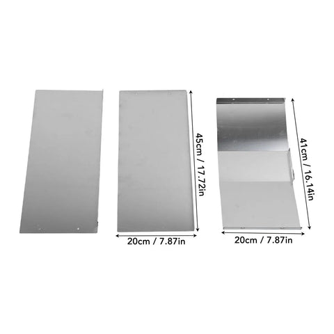 Hella Tough Wall Mount Charging Station Cover Aluminum Alloy Weatherproof Shield for Your Electric Vehicle Charger Outdoor Protective Shell dimensions