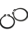 Built Tough 65 Manganese Steel Circlips for Shafts, M14 black snap ring retainers for secure locking.