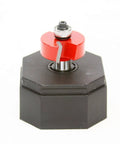 Depth Rabbeting Router Bit With Bearings, Adjustable Cut Depth 5/16 3/8 7/16 1/2, 2 Cutters, 1 3/8 Diameter, 1/2 Shank on base