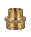 Workhorse Brass Hex Nipple Fittings Male To Male Thread Pipe Coupler Adapter Built Tough For Water Gas Plumbing Lines 1/8 To 1 Inch