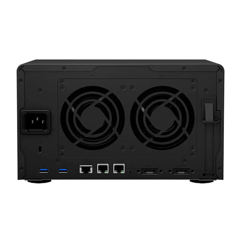 Back view of Top Shelf Nas Server With Intel Xeon 2.2Ghz Processor And 32Gb Ram featuring multiple ports and ventilation.