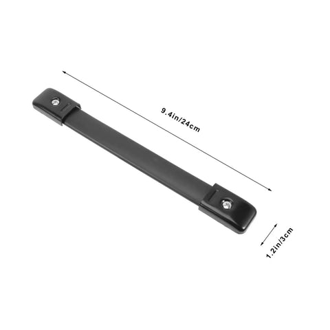 Slick Black Speaker Handle Strap Made From Heavy Duty Alloy And Real Leather For Straight Up Secure Grip And Quick Easy Installation On Any Car Audio Setup That Demands Badass Style
