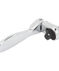 Dual Head 72 Tooth Ratchet Wrench With One Hand Quick Release Socket Driver For Effortless Auto Repair Work close-up showing ergonomic chrome handle and socket.