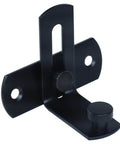 Two Pack 90 Degree Rotating Barn Door Locks for Privacy and Security, Solid Stainless Steel Latch and Hook Set, front view