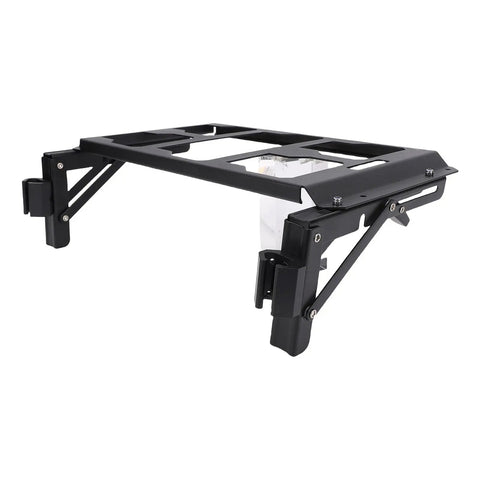 Folding Workstation Mount For Modular Toolbox And Truck Bed Storage Aluminum Alloy Side Tray With Mountable Tool Table
