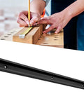 Pro Grade Miter Jig Track System for Woodworking Aluminum Alloy T Track Rails 300mm to 600mm with measuring setup