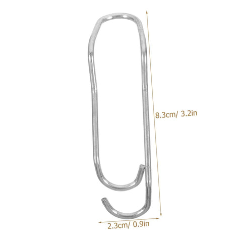 Single steel clip from Plant Trellis Buckles 50 Pack For Garden Fences And Climbing Plants Quick Install And Easy Removal