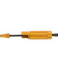 Heavy Duty Badass Wrist Pin Puller Kit For Small Engines Top Shelf aluminum alloy tool with gold finish for piston removal.