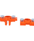 Super Straight Up Adjustable Wood Glue Applicator That Slips Right Past The Hassle For Even Coverage On Any Woodworking Job With Reliable Flow And Right On The Money Results, orange plastic design with silver knobs for precision.