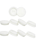 Heavy Duty Thickened Silicone Round Hole Plugs Set For Automotive Wiring And Plumbing Groove Design Locking Grommets White Durable Seal