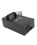 TopTier Automatic Electric Wire Terminal Crimper Featuring Integrated Stripping Mode, black body with handle, side view showing connectors.