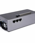 Heavy Duty Egpu Dock Station With 800 Watt Internal Power Brick And Pcie Gen 4 X4 Connection For Next Level Gaming Laptop Mods, rear view showing PCIe ports.