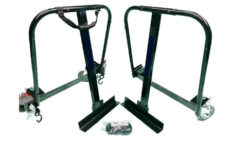 Adjustable Vending Dolly For Heavy Duty Loading Up To 1300 Lbs With Steel Construction 5 Inch Casters Retractable Ratchet Straps