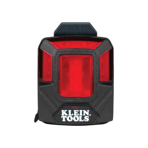 Rechargeable Safety Light With Magnet For Hard Hats And Helmets Red LED Visible Up To Quarter Mile Four Modes Front View