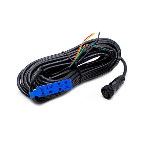 Non Contact Vehicle Fuel Level Sensor For Fuel Management And Oil Level Detection Waterproof Metal Shell With Built In Magnet 0 To 5V Output Diesel And Gas Tank Gauge Durable Outdoor Use Easy Install For Cars And Trucks showing coiled cable and connector