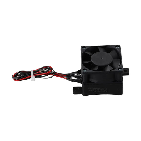 Built Tough 400W Ptc Ceramic Air Heater With Fan for constant temperature, compact design with wires for installation.