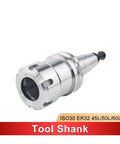 High Precision ISO30 Balanced Collet Chuck For CNC Lathe Milling Machines Dynamic Vibration Control Anti Rust Tool Shank