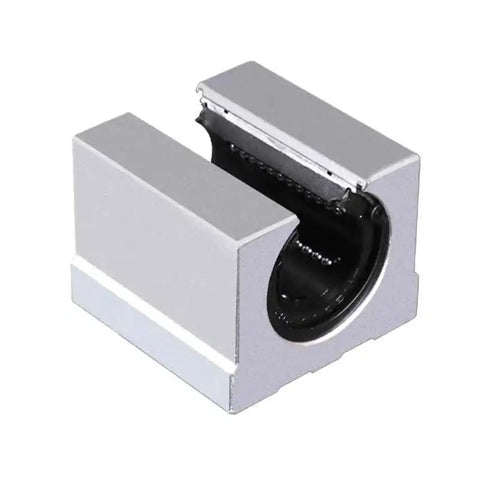 4 Pack Aluminum Block 20mm Linear Motion Ball Bearing Slide Block Set For SBR20 Linear Guide Rails, High Precision Smooth Movement, Durable Aluminum Blocks For DIY CNC And Robotics, silver aluminum linear bearing block