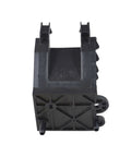 Front Bumper Radar Bracket Support Retainer For Tesla Model Y 2020 To 2023, black plastic mount with precise fitting, OEM compatible.