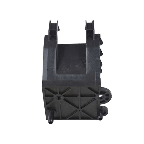 Front Bumper Radar Bracket Support Retainer For Tesla Model Y 2020 To 2023, black plastic mount with precise fitting, OEM compatible.