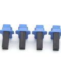 4 Piece Oil Pipe Clamp Set For Auto Repair And Maintenance, Vertical Hose Clamp For Brake Lines, ABS Plastic Construction, durable