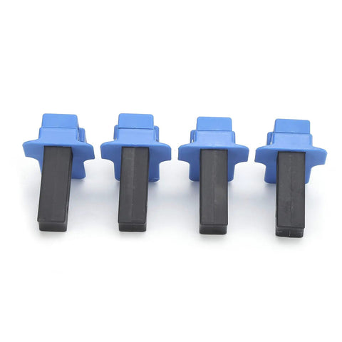 4 Piece Oil Pipe Clamp Set For Auto Repair And Maintenance, Vertical Hose Clamp For Brake Lines, ABS Plastic Construction, durable