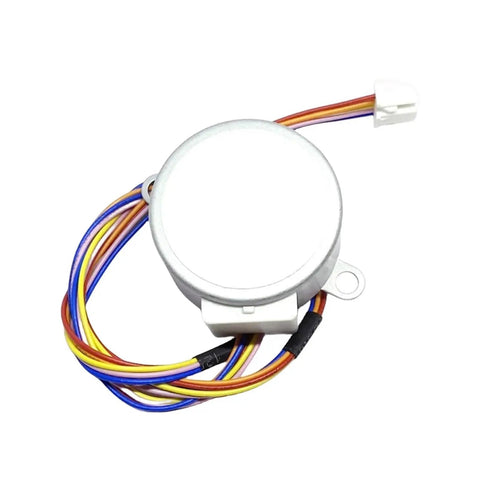 35BYJ46 Small DC Stepper Motor With Gearbox 5V 12V 24V Permanent Magnet Reliable Engine for precise robotic projects with wires.