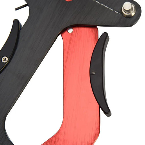 Close-up of the Spoke Tension Meter For Bikes, Aluminum Alloy Tensiometer Tool For Road And MTB Wheel Repair.