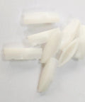 8 Pack Toilet Seat Bumpers Replacement Kit For Standard Toilets, Fits Models 1133070 And 1236365, white rubber bumpers