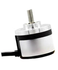 Rotary Encoder E40S6-1024-3-V-24 For Industrial Controls And Machinery, silver shaft on black housing