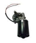 Heavy Lifting 12V DC Right Angle Reliable Electric Gear Motor With Sweet Smooth 45 Rpm Drive And Knockout Torque For Garage Doors and hassle free DIY upgrades image showing side view of gear motor with wires