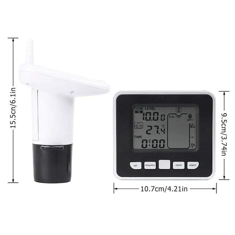 Ultrasonic Liquid Level Sensor With Temperature Display And 3.3 Inch LED Screen, Depth Meter for Water or Liquids device image