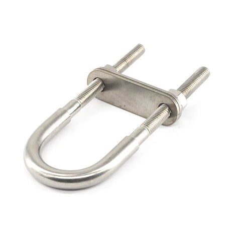 304 stainless steel U bolt set M5x78mm for marine boat deck hardware, rust-resistant and durable for marine stainless steel U bolts needs.