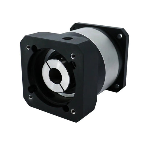 Top Tier Planetary Gearbox Reducer Built Like A Tank For Nema 32 And 34 AC Servo Motors with 14mm shaft rear view.