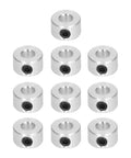 Heavy Duty 20 Pack 6mm Carbon Steel Shaft Collars Setscrew Design Crafted Tough Enough For Robotics And Machinery Zinc Plated Finish Prevents Rust From Eating Metal While Giving Axial Radial Stability On Your Drive Shafts, 6mm collars shown