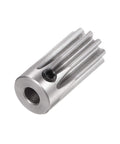 Two Piece Straight Spur Pinion Gear Set For RC Cars 10T 5mm Bore 12mm Outer Diameter Mod 1 Stainless Steel Replacement Part