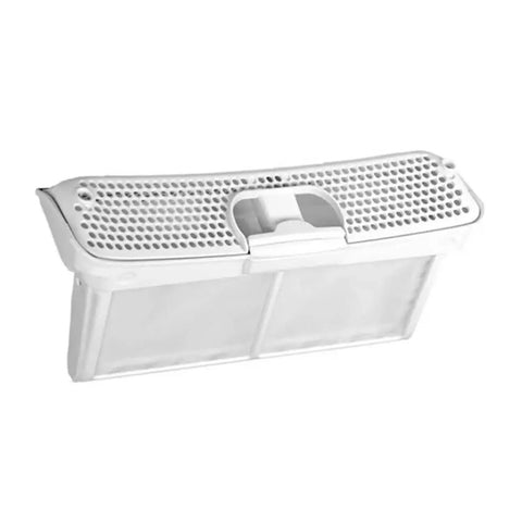 Lint Filter Replacement For Heat Pump Laundry Dryer And Washing Machine Fit 00656033 Spec No Tools Needed Easy Hand Swap Traps Fabric Scraps And Tiny Lint To Cut Buildup, white mesh