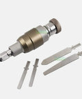 Killer Performance Veterinary Orthopedic Drill And Saw Attachment Featuring Hella Accurate Micro Mechanics, includes blades for precision surgery.