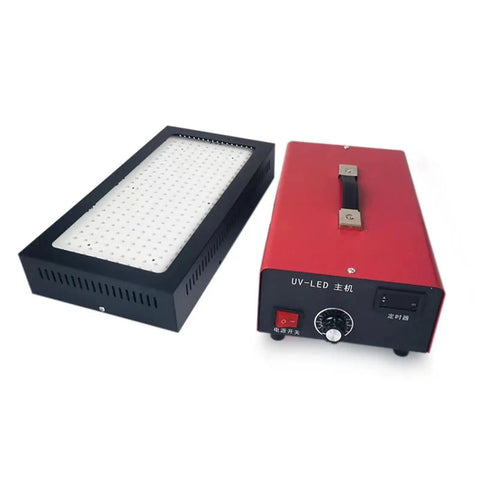 Heavy Duty Cold Light UV Curing Lamp 3600W Top Shelf Shadowless Resin Dryer, red UV-LED machine and curing plate.