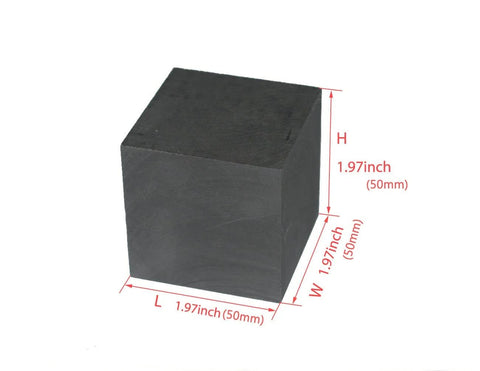 Pro Grade Graphite Ingot Plate For EDM, Smooth Polished Surface 50mm X 50mm X 50mm, High Precision With Tight 0-0.05mm Tolerance